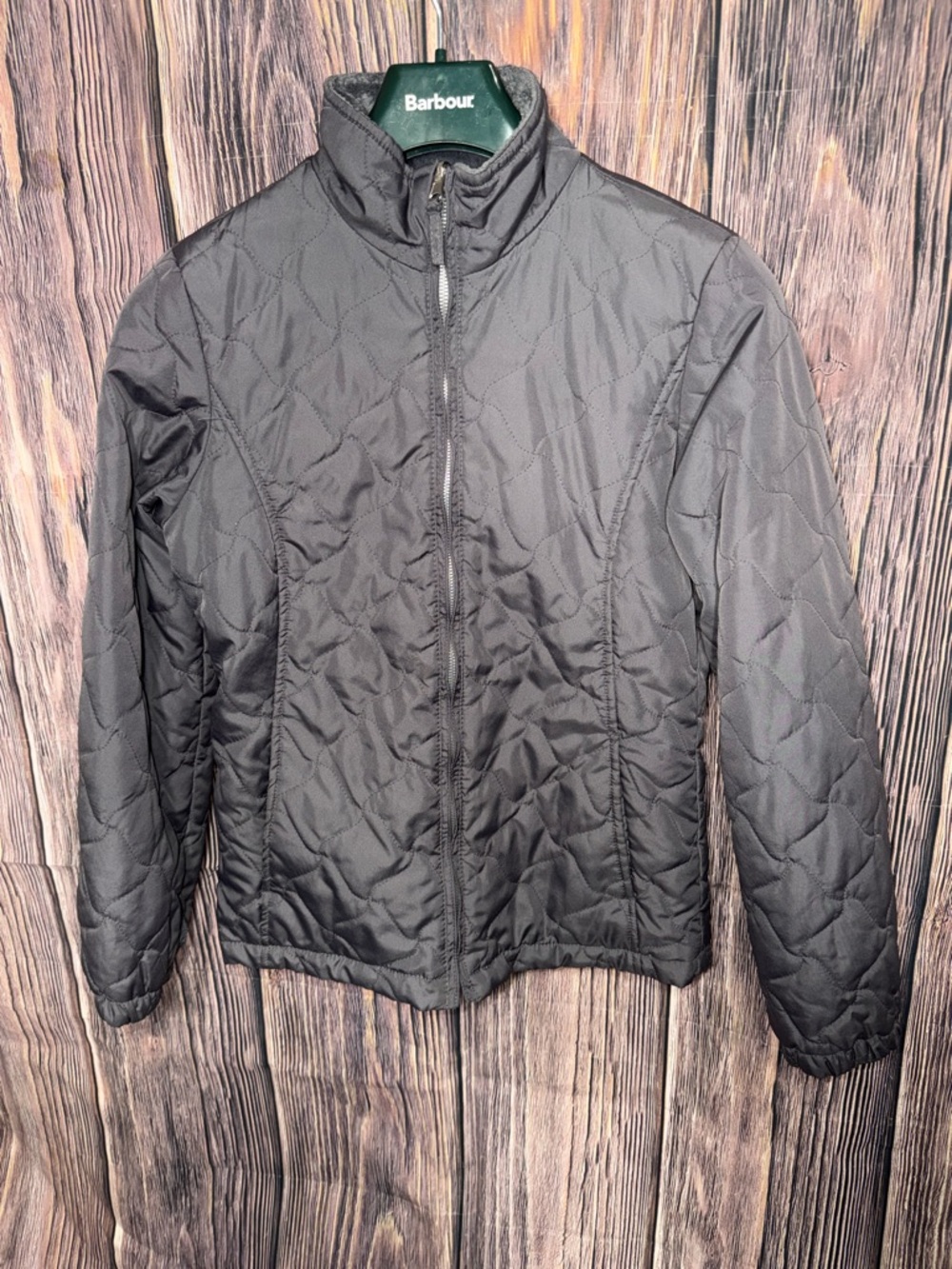 Below Zero by Rothschild Quilted Jacket Women’s Small Gray Faux Fur Lined